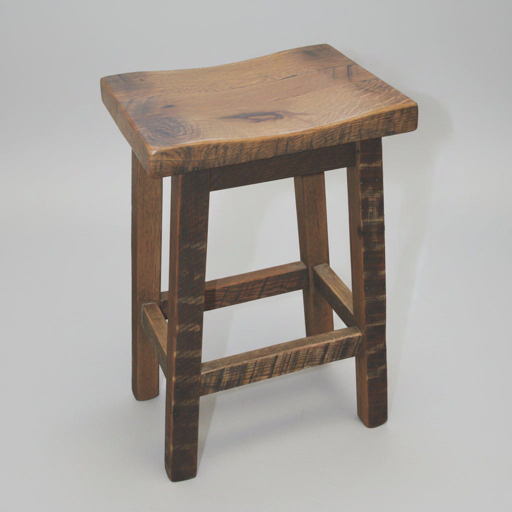 Milltown Reclaimed Barstool Barstools Farmhouse Reclaimed Barnwood