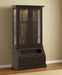 Amish Mission 8-Gun Cabinet w/ Pistol Display Gun Cabinets Mission