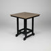 Amish Mission Adirondack Poly Dining Table Duraweather Poly Weatherwood Tan on Black Colors