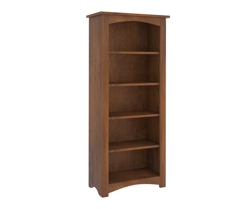 Amish Mission Bookcase 24" Width x 60" Height Front Facing