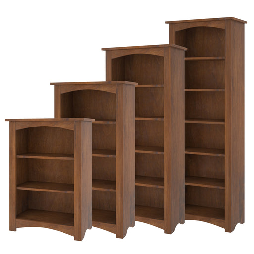 24" Width Mission Bookcase Amish Made Front Facing