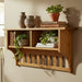Amish Mission Cubby Shelf - Multiple Sizes - Hobby Hill Woodworking - Solid Oak Amish Shelf - Entryway Shelf 1