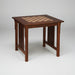 Amish Mission Game Table Chess Checkers Solid Wood Inlay Board American Made