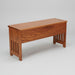 Amish Mission Storage Bench - Multiple Sizes Benches No Back Mission