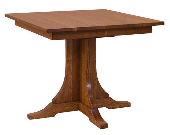 Amish Mission Single Pedestal Table Single Pedestal Tables Mission