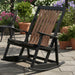 Amish Mission Polybent Rocking Chair - E-Mar Backyard - Amish Made Mission Polybent Rocking Chair