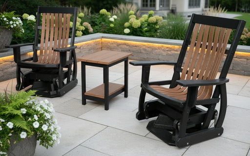 Amish Mission Polybent Swivel Glider - E-Mar Backyard - Amish Made Mission Polybent Swivel Glider 1