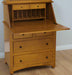 Amish Built Mission Secretary Desk in Quarter Sawn White Oak 113 Michaels Stain Color Front Facing