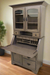 Amish Millers Mission Secretary Desk Single Pedestal Desks Farmhouse Mission
