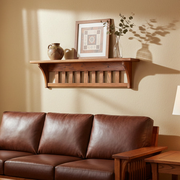 Amish Mission Shelf 7" Deep - Multiple Sizes