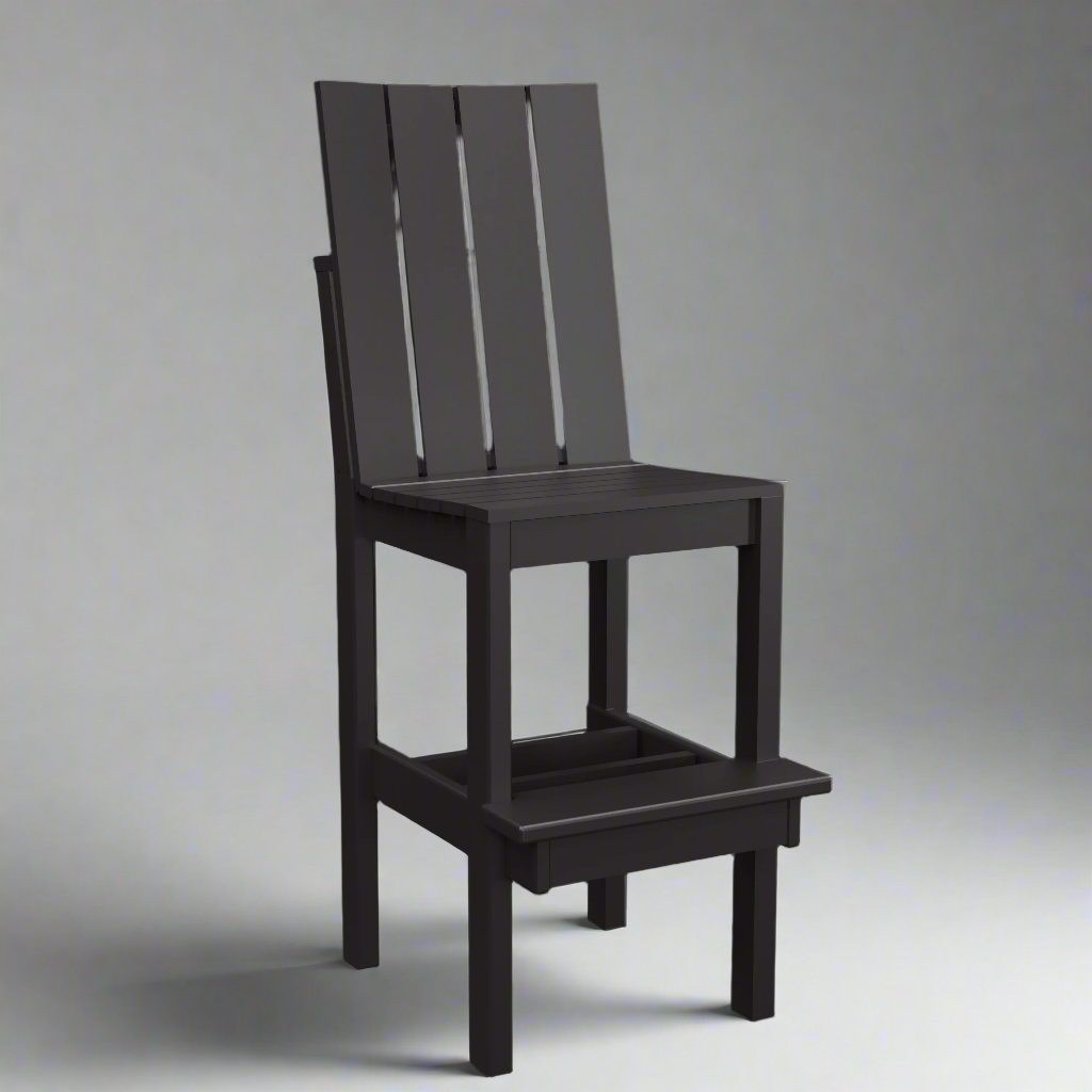 Amish Modern Bar Height Dining Chair  poly outdoor furniture