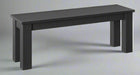 Amish Modern Bench 50"poly outdoor furniture dining set