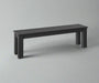 Amish Modern Bench 62" poly outdoor furniture dining set