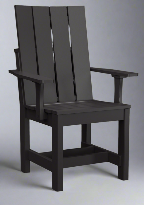 Amish Modern Captain Chair Poly Outdoor Dining Chair