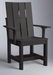 Amish Modern Captain Chair Poly Outdoor Dining Chair