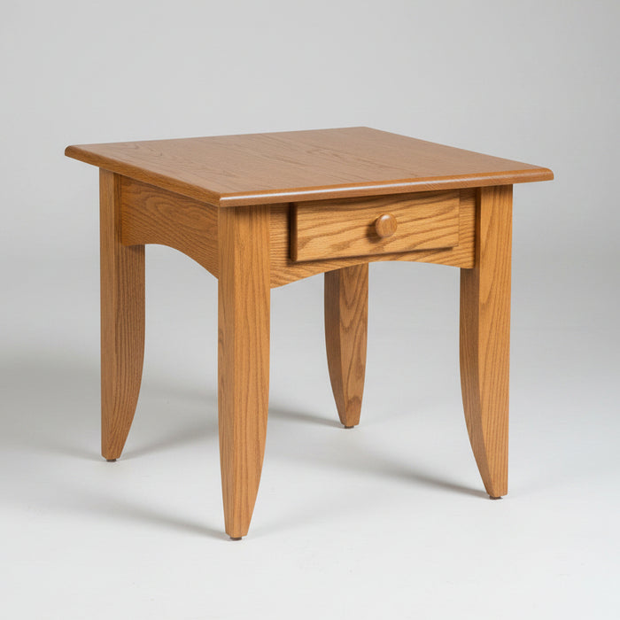 Amish Modern Mission End Table 24"W x 24"D End Tables Traditional