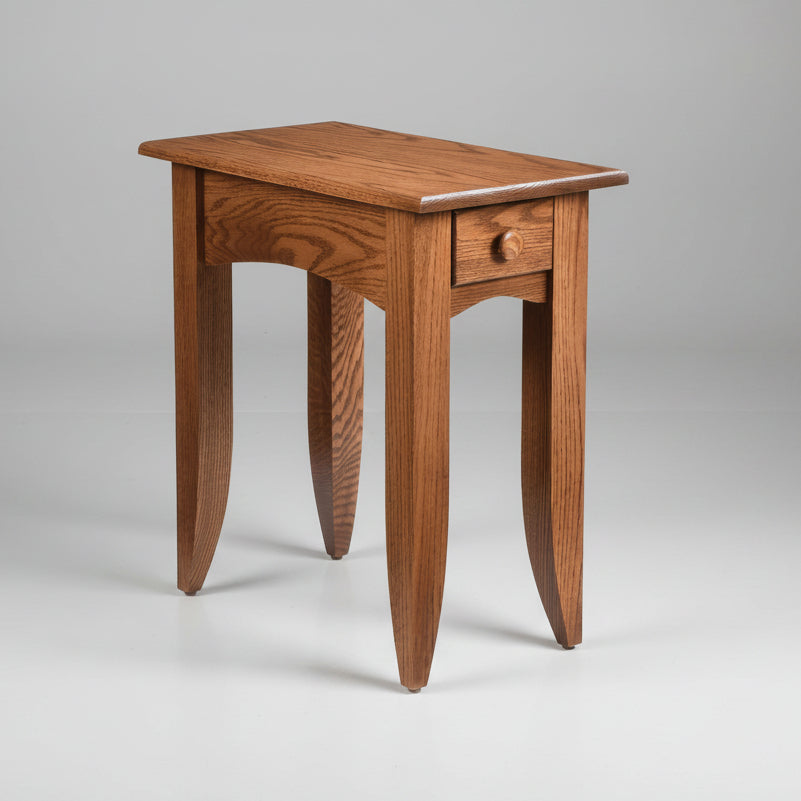 Amish Modern Mission End Table 17"W x 24"D End Tables Traditional