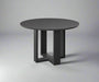 Amish Modern Round Dining Table 48" Poly Outdoor Dining Furniture 