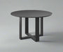 Amish Modern Round Dining Table 60" Poly Outdoor Dining Furniture 