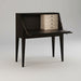 Amish Modern Shaker Mid Century Modern Secretary Desk with Flip Down Lid