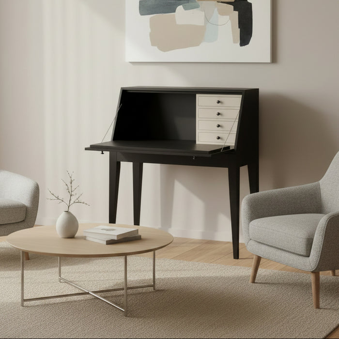 Amish Modern Shaker Secretary Desk
