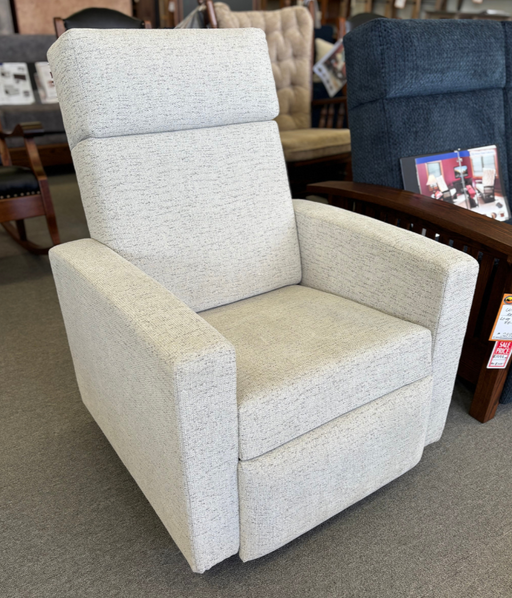 Amish Modern Shaker Swivel Glider Recliner - Millwood Furniture - 93 Modern Shaker - Amish Made Recliner