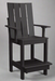 Amish_Modern_Side_Chair Poly Arm Chair Outdoor Dining Furniture