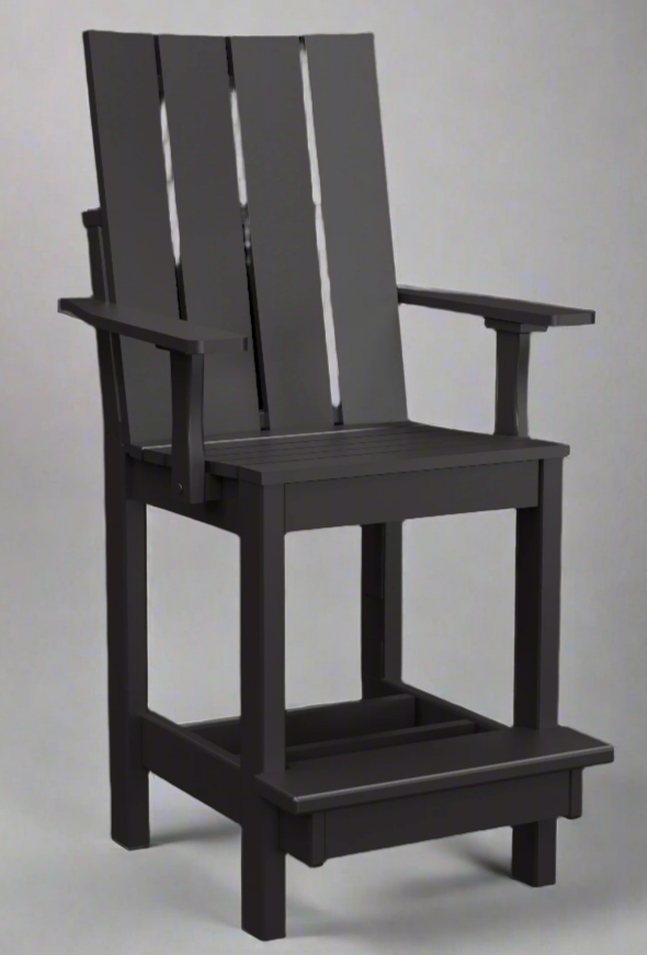 Amish_Modern_Side_Chair Poly Arm Chair Outdoor Dining Furniture