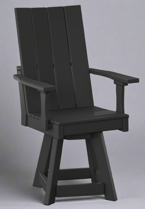 Amish Modern Swivel Dining Chair Poly outdoor dining chair