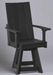 Amish Modern Swivel Dining Chair Poly outdoor dining chair
