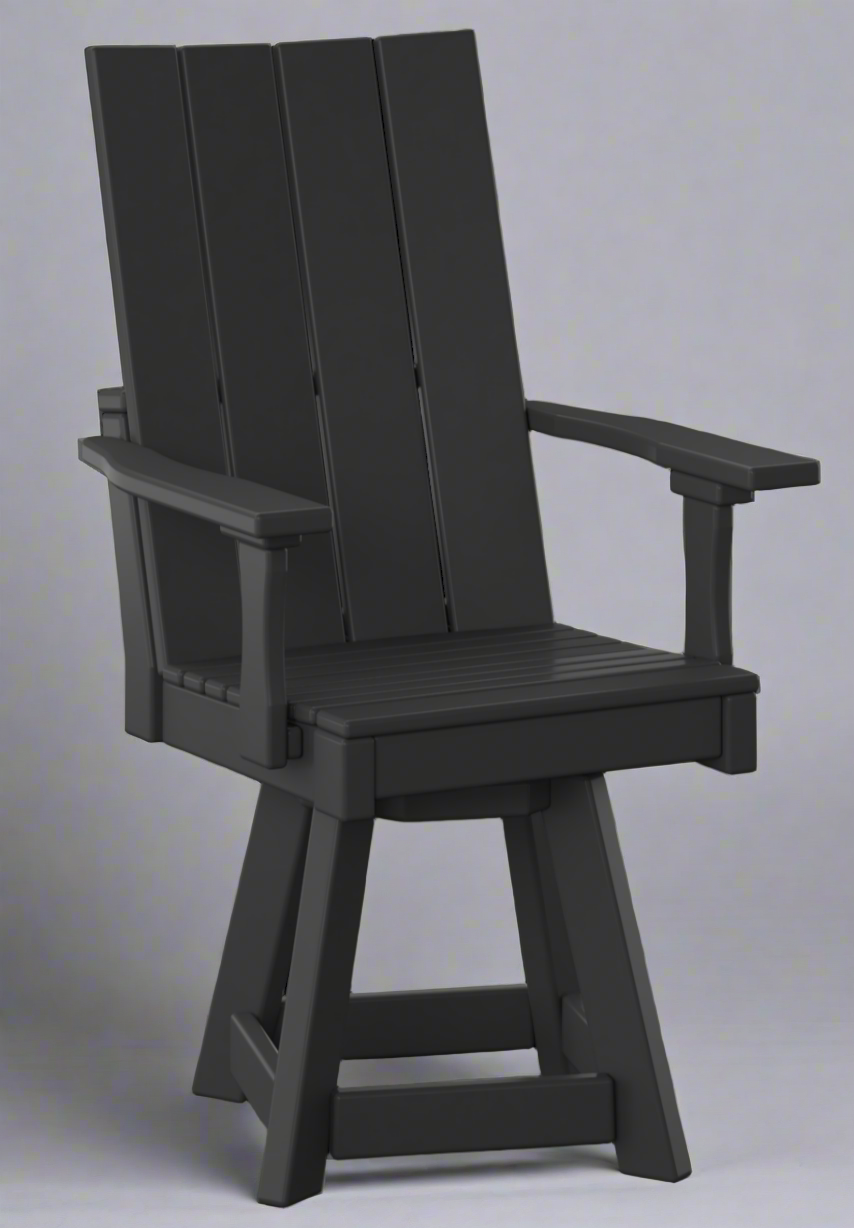 Amish Modern Swivel Dining Chair Poly outdoor dining chair