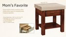 Amish Mom's Favorite Kitchen Island - Butcher Block Top Kitchen Island - Kitchen Work Station - Hard Maple Butcher Block - Catalog Photo