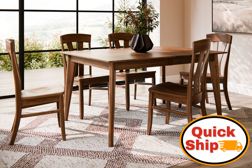 Amish Monica Leg Dining Set - Solid Oak, Hickory, Or Maple - Ready in 3 Days Quick Ship - Sunrise Furniture 2