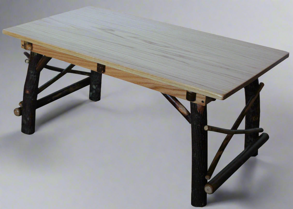 Amish Oak Rustic Hickory Log Coffee Table Rustic Log Cabin Coffee Table