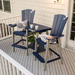 Amish OceanWavz Bar Chairs w/ 2 Piece Settee Set
Amish Made Poly Outside Furniture
Patriot Blue on Light Gray
