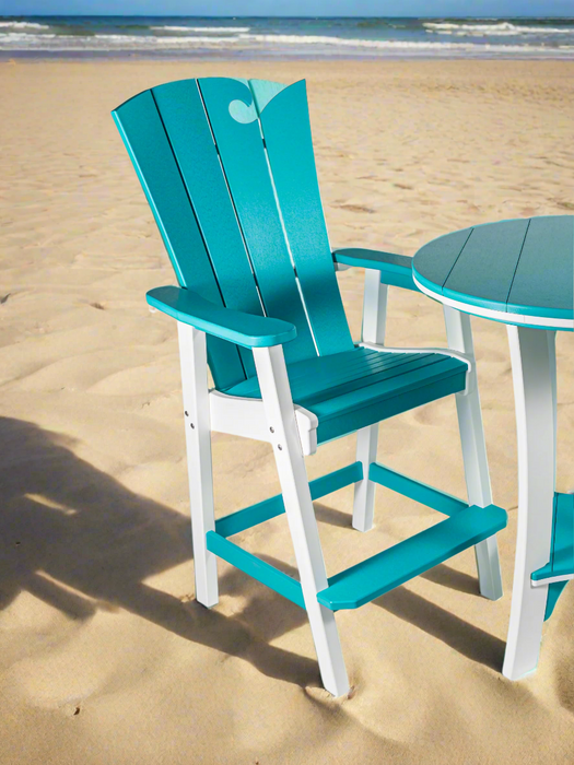 Amish OceanWavz Counter Chair
Amish Made Poly OceanWavz Counter Chair
Aruba Blue on Bright White