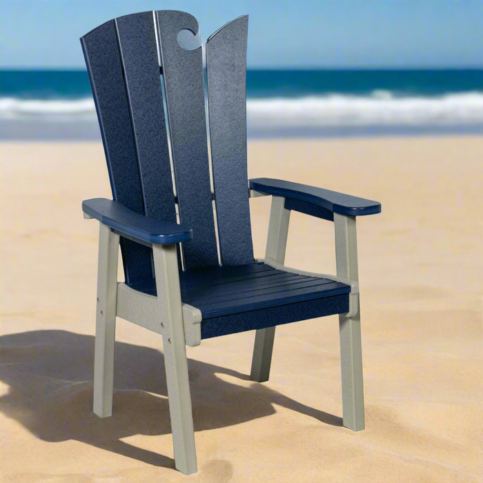 Amish OceanWavz Dining Chair
Amish Made Poly Dining Chair
Patriot Blue on Light Gray