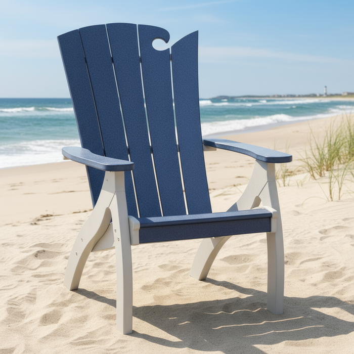Amish OceanWavz Siesta Chair
Amish Made Poly Siesta Chair
Patriot Blue on Light Gray