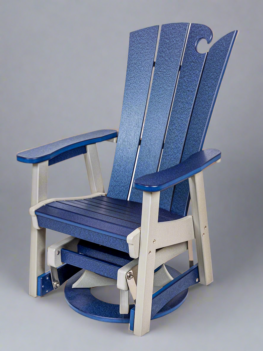 Amish OceanWavz Single Swivel Glider