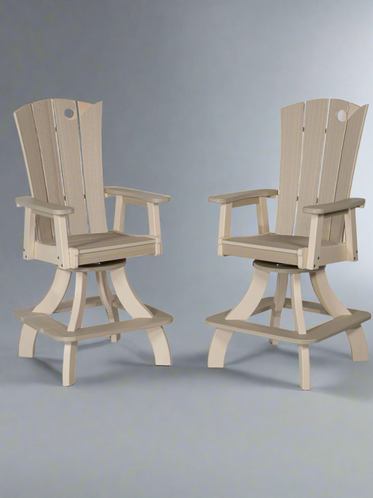 Amish OceanWavz Swivel Chair
Amish Made Poly Swivel Chair
Driftwood Gray