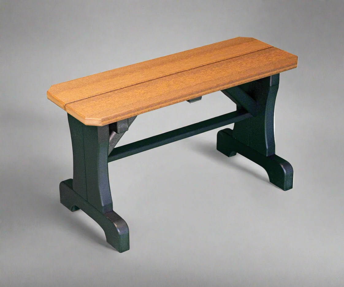 Levi Leisure 30" Bench Amish Poly Outdoor 30" Bench Front Facing
