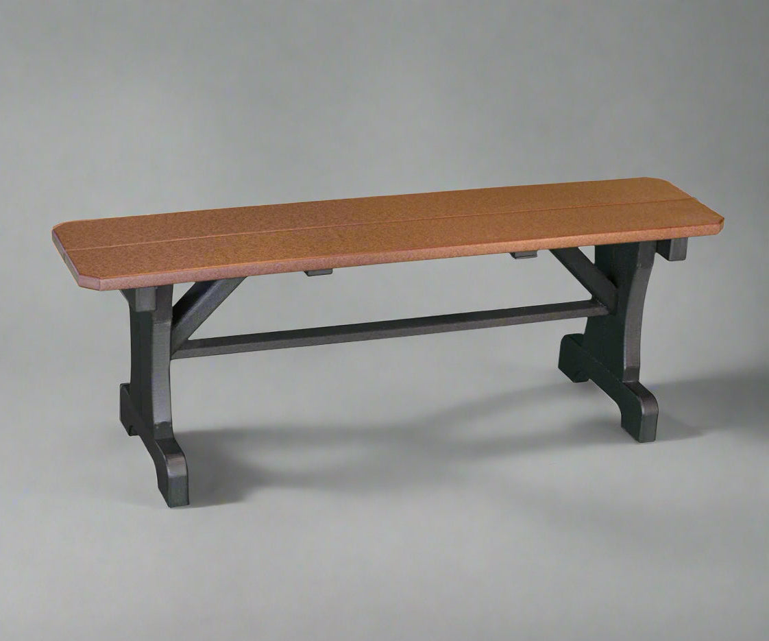 Levi Leisure 48" Bench Amish Poly Outdoor 48" Bench Front Facing