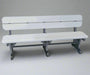 Levi Leisure 72" Bench with Back Amish Poly Outdoor 72" Bench with Back Front Facing
