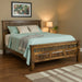 Amish Old World Mission Antique Bed - Amish Made Mission Bed - J&M Woodworking - Solid Maple Mission Bed - In-Room
