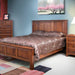 Amish Old World Mission Bedroom Set - J&M Woodworking - Amish Quarter Sawn White Oak Bedroom Set - Room Photo