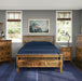 Amish Old World Mission Bedroom Set - J&M Woodworking - Rustic Brown Maple Wood - Amish Mission Bedroom Set - In-Room - Square