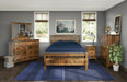 Amish Old World Mission Bedroom Set - J&M Woodworking - Rustic Brown Maple Wood - Amish Mission Bedroom Set - In-Room