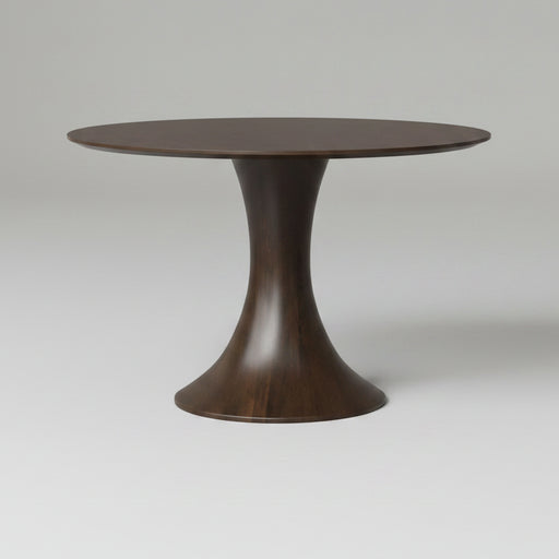 Amish Oneida Round Dining Table - Amish Solid Maple Round Dining Table 