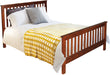 Amish PV Mission Slatted Bed Craftsmen Style Mission Amish Bed