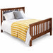 Amish PV Mission Slatted Bed Craftsmen Style Mission Amish Bed